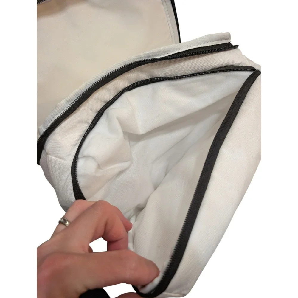 Nike Hoops Elite Pro Basketball Backpack White Black‎ Red BA5555-100